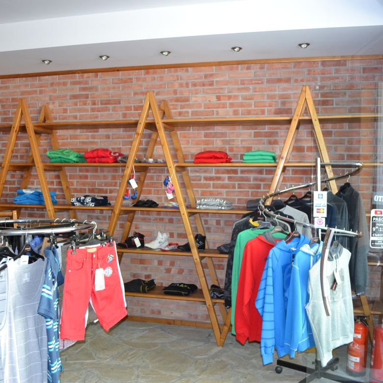 Shop in a new building