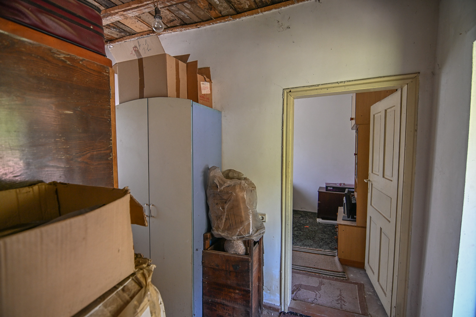 Small rural house on the edge of the village Gabene